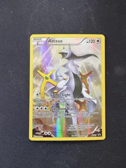 Pokemon TCG Arceus XY83 Full Art Black Star Promo Holo Rare Card Nintendo LP+ - Image 1