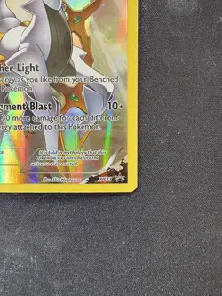 Pokemon TCG Arceus XY83 Full Art Black Star Promo Holo Rare Card Nintendo LP+ - Image 4