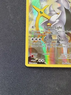 Pokemon TCG Arceus XY83 Full Art Black Star Promo Holo Rare Card Nintendo LP+ - Image 5