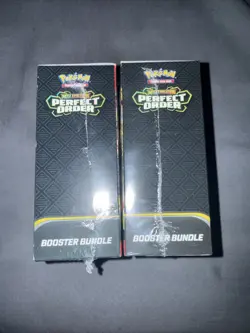 Lot of 2 Pokemon Cards Mega Evolution PERFECT ORDER Sealed Booster Bundle Packs - Image 4