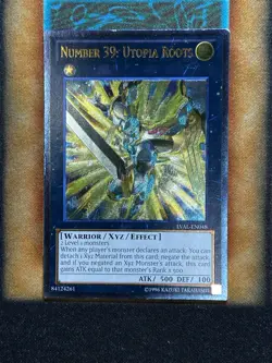 Yugioh Number 39: Utopia Roots LVAL-EN048 Ultimate Rare LP - Image 1