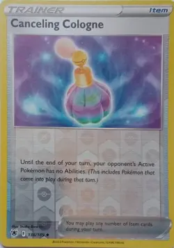 CANCELING COLOGNE -REVERSE HOLO -ASTRAL RADIANCE -POKEMON CARD TCG -136/189 - Image 1