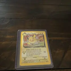 Pokemon TCG Dark Raichu Team Rocket Secret Rare Holo 83/82 70HP English Card - Image 1