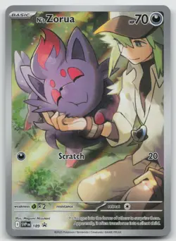 N's Zorua Promo SV: Scarlet & Violet Promo Cards 189 NM - Image 1