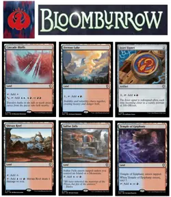 IZZET Commander Land & Artifact x6 Lot - Bloomburrow - NM MTG - Image 1