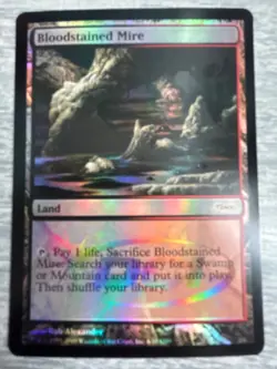 Bloodstained Mire - Foil - MTG Judge Promo - FREE SHIPPING - Image 1