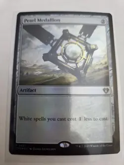 mtg, Pearl Medallion Commander Masters Foil NM - Image 1
