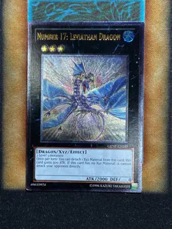Yugioh Number 25: Leviathan Dragon GENF-EN039 Ultimate Rare NM - Image 1