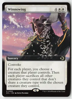 Winnowing (Extended Art) #355 (NM) Lorwyn Eclipsed ECL Magic MTG - Image 1