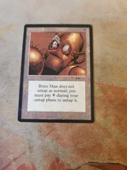 Brass Man Arabian Nights MTG LP - Image 1