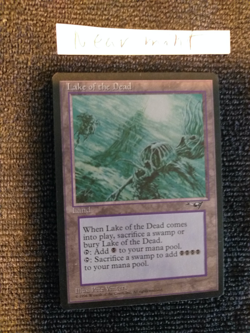 Lake of the Dead MTG Alliances Rare Land Near-Mint to Mint Magic The Gathering - Image 1