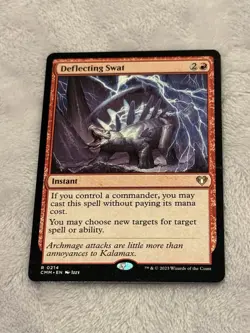 Deflecting Swat Commander 2020 Regular, Magic The Gathering PlayCard, Mtg - Image 1