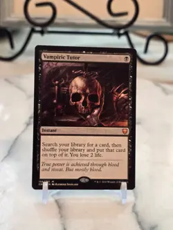 MTG Vampiric Tutor Commander Legends Regular LP - Image 1