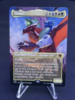 MTG: Tiamat [Adventures in the Forgotten Realms] Borderless Regular - Image 2