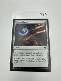Arcane Signet #144 (NM) Kamigawa Neon Dynasty NEC Magic MTG - Image 1