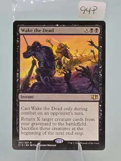 Light Play, English MTG Regular Wake the Dead Commander 2014 Magic the Gathering - Image 1