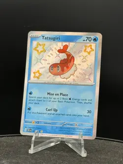 Tatsugiri 127/091 Paldean Fates Baby Shiny Rare Holo Pokemon TCG Card NM+ - Image 1