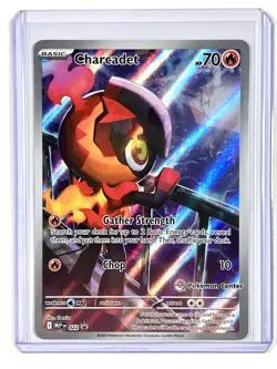 Charcadet MEP 022 Phantasmal Flames Pokemon Center Stamped Black Star Promo - Image 3