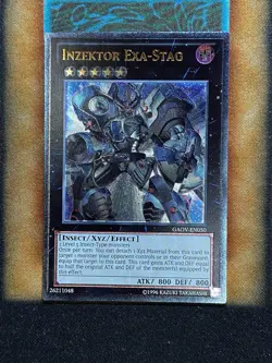 Yugioh Inzektor Exa-Stag GAOV-EN050 Ultimate Rare NM - Image 1