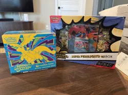 Pokemon TCG Mega Evolution Ascended Heroes Mega Feraligatr ex Box + ETB - Image 1