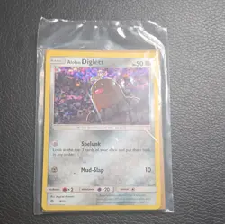 *SEALED* Pokemon TCG Alolan Diglett 9/12 McDonald's 2017 Promo Holo HP 50 - Image 1