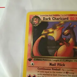 2000 Pokemon 1st Edition Team Rocket Non Holo Dark Charizard #21/82 - Image 5