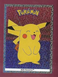 170326C - POKEMON Dunkin Boomer Sticker Foil-Holo carte PIKACHU # 25 - Image 2