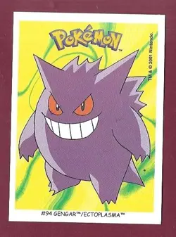 170326E - POKEMON Dunkin Boomer Sticker carte ECTOPLASMA # 94 - Image 1