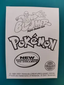 170326E - POKEMON Dunkin Boomer Sticker carte ECTOPLASMA # 94 - Image 3