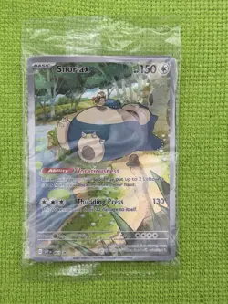 [SEALED] Pokemon TCG Snorlax Holo Full Art Scarlet & Violet 151 Promo 051 - Image 1