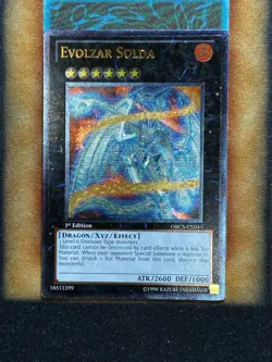 Yugioh Evolzar Solda ORCS-EN045 Ultimate Rare 1st Ed LP - Image 1