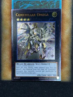 Yugioh Constellar Omega LTGY-EN091 Ultimate Rare NM - Image 1
