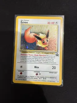 Eevee 11/53 Wotc Promo Holo (Excellent Condition) Lightly Played Vintage Pokemon - Image 1