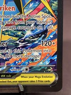 Pokemon TCG Mega Greninja ex 116/086 Me04: Chaos Rising Holo Rare Pack Fresh NM - Image 4