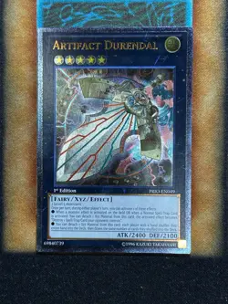 Yugioh Artifact Durendal PRIO-EN049 Ultimate Rare 1st Ed NM - Image 1