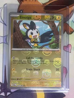 Emolga 029/086 Master Ball Black Bolt Pokemon TCG - Image 1