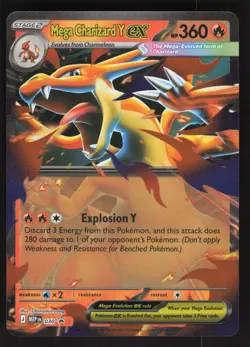 Mega Charizard Y ex 030 Pokemon TCG ME: Mega Evolution Promo NM - Image 1