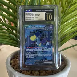Pokemon Iron Crown ex CGC Pristine 10 SAR Holo Japanese Terastal Fest 214/187 - Image 1
