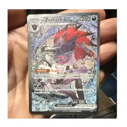 Pokemon N's Zoroark ex 185/159 Sv09 Journey Together SAR Holo HP 280 PACK FRESH - Image 1