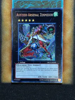 Yugioh Wind-Up Zenmaioh ORCS-EN098 Secret Rare 1st Ed GERMAN LP - Image 1