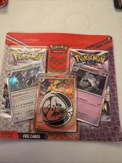 Pokemon TCG Silver Tempest Lost Origin Armarouge, Revavroom & Houndstone Blister - Image 1