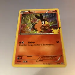 McDonald’s Pokemon 25th Anniversary 2021 Tepig 13/25 Holo - Image 1