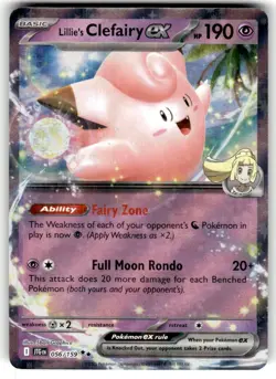 Lillie's Clefairy ex 056/159 Double Rare Journey Together Pokemon Near Mint - Image 1