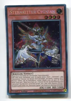 Yu-Gi-Oh! Sternritter Cygnian Secret Rare BLGG-DE017 - Image 1