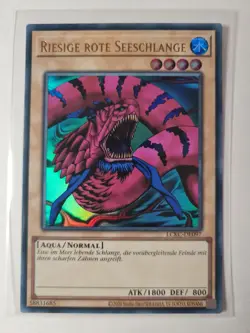 Yu-Gi-Oh! Riesige rote Seeschlange • LCKC-DE097 • Ultra Rare • Deutsch • NM - Image 1