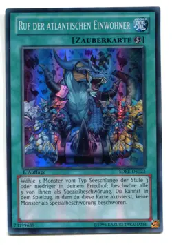 Yu-Gi-Oh! Ruf der Atlantischen Einwohner Super Rare SDRE-DE023 - Image 1