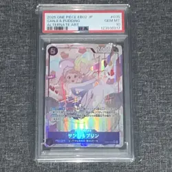 Sanji & Pudding [Alternate Art] EB02-035 One Piece Japanese PSA 10 Gem Mint - Image 1