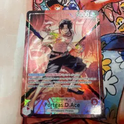 Portgas.D.Ace Alt Art Leader (OP16-001) | OP16 - The Time of Battle | ENGLISH - Image 1