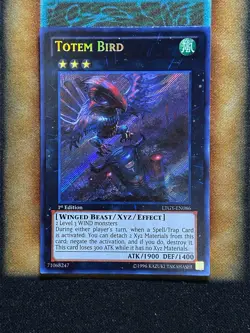 Yugioh Totem Bird LTGY-EN086 Secret Rare 1st Ed NM - Image 1