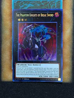Yugioh The Phantom Knights Of Break Sword BLLR-EN071 Secret Rare 1st Ed NM - Image 1